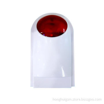 Outdoor Alarm Siren with Strobe Bell